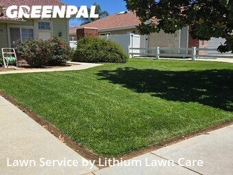 Lawn mowing work completed in Beaumont, CA