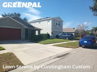 Grass Cutin Riverview,33569,Lawn Care by Cunningham Custom , work completed in Dec , 2025