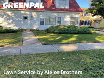 Yard Cuttingin Elmhurst,60126,Lawn Maintenance by Alejos Brothers, work completed in Nov , 2025