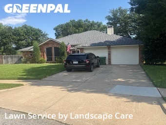Lawn Carein Grapevine,76051,Grass Cut by Landscape Care, work completed in Jul , 2026