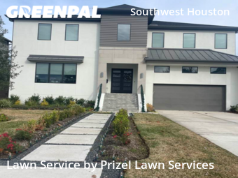 Grass Cutin Bellaire,77401,Lawn Care by Prizel Lawn Services, work completed in Jan , 2026