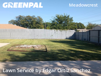 Lawn Servicein Plano,75074,Lawn Care by Edgar Ortiz Sanchez, work completed in Oct , 2025