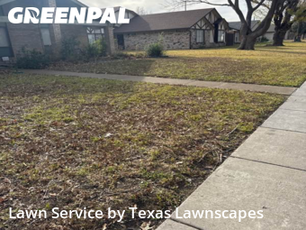 Lawn mowed in Richardson, 75081