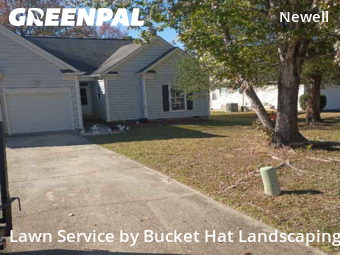 Lawn Cuttingin Charlotte,28213,Grass Cutting by Bucket Hat Landscaping, work completed in Dec , 2025