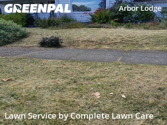 Lawn mowed in Portland, 97217
