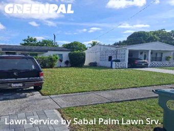 Yard Cuttingin Fort Lauderdale,33334,Lawn Cutting by Sabal Palm Lawn Srv., work completed in Jan , 2026