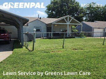 Landscaping Installation Tulsa,74112,Landscaping Cleanup by Greens Lawn Care, work completed in Jul , 2026