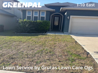 Grass Cutin Converse,78109,Lawn Cutting by Grutas Lawn Care Ogs, work completed in Feb , 2026