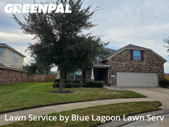 Lawn Cutin Katy,77449,Lawn Care by Blue Lagoon Lawn Serv, work completed in Dec , 2025