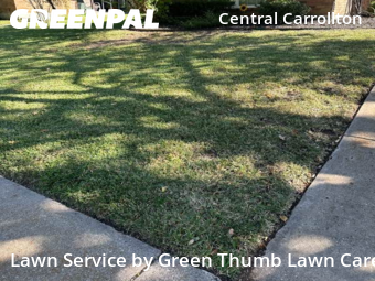 Lawn Care in Carrollton, 75006, Yard Cutting by Green Thumb Lawn Care, work completed in Oct , 2025