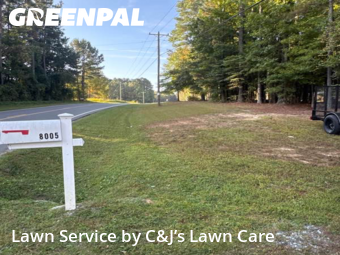 Front Yard Mowing in Chapel Hill, 27516, Lawn Care by C&J’s Lawn Care, work completed in Nov , 2025