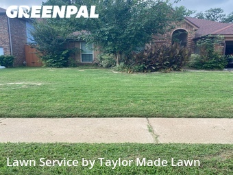 Grass Cuttingin Flower Mound,75028,Yard Mowing by Taylor Made Lawn , work completed in Jun , 2026