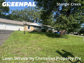 Front Yard Mowing in Brooklyn Center, 55430, Grass Cutting by Chriselles Property Pre, work completed in Nov , 2025