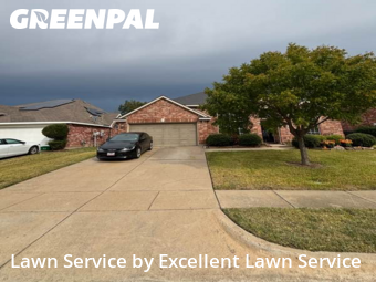Yard Mowingin Grand Prairie,75052,Lawn Maintenance by Excellent Lawn Service, work completed in Nov , 2025