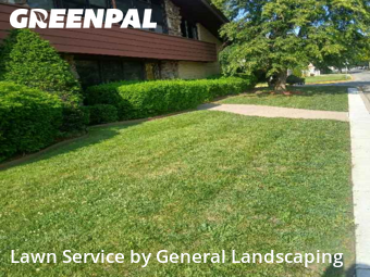 Lawn Maintenance in Melrose Park, 60160, Front Yard Mowing by General Landscaping , work completed in Nov , 2025