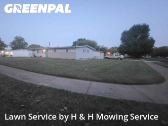 Lawn Mowingin Florissant,63031,Lawn Care by H & H Mowing Service, work completed in Dec , 2025