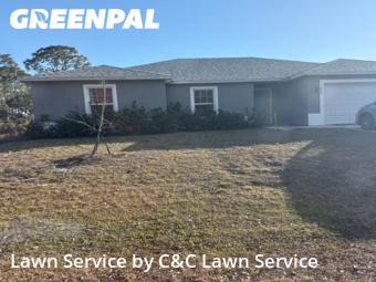 Landscaping Maintenance In Palm Bay,32907,Landscaping Maintenance by C&C Lawn Service, work completed in Feb , 2026