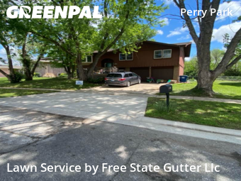 Lawn Servicein Lawrence,66049,Yard Cutting by Free State Gutter Llc, work completed in Dec , 2025