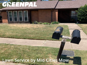 Grass Cutin Bedford,76022,Lawn Cutting by Mid Cities Mow, work completed in Nov , 2025