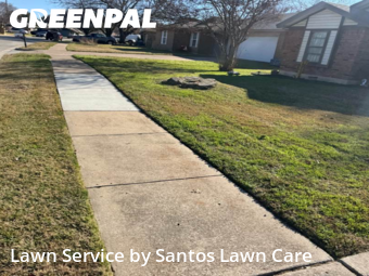 Lawn Cutin Keller,76248,Lawn Mowing by Santos Lawn Care , work completed in Feb , 2026