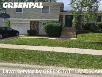 Grass Services in Hoffman Estates, 60192, Backyard Mowing by GREENSTATE LANDSCAPE, work completed in Nov , 2025