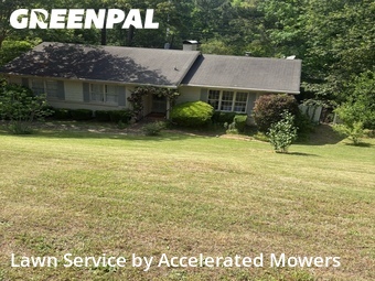 Lawn mowed in Mountain Brook, 35213