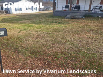 Lawn Maintenancein Kannapolis,28081,Lawn Cut by Vivarium Landscapes, work completed in Feb , 2026
