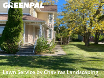Front Yard Mowing in Manhattan, 60442, Turf Services by Chaviras Landscaping, work completed in Nov , 2025