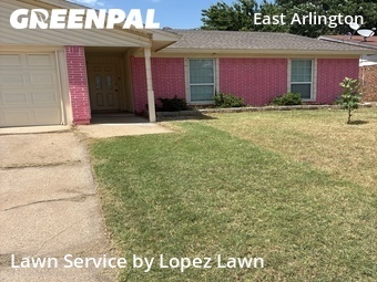 Lawn mowed in Arlington, 76014