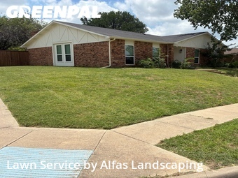 Yard Mowingin The Colony,75056,Lawn Care by Alfas Landscaping, work completed in Jun , 2026