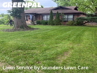 Yard Mowingin Brentwood,63144,Yard Cutting by Saunders Lawn Care, work completed in Jun , 2026